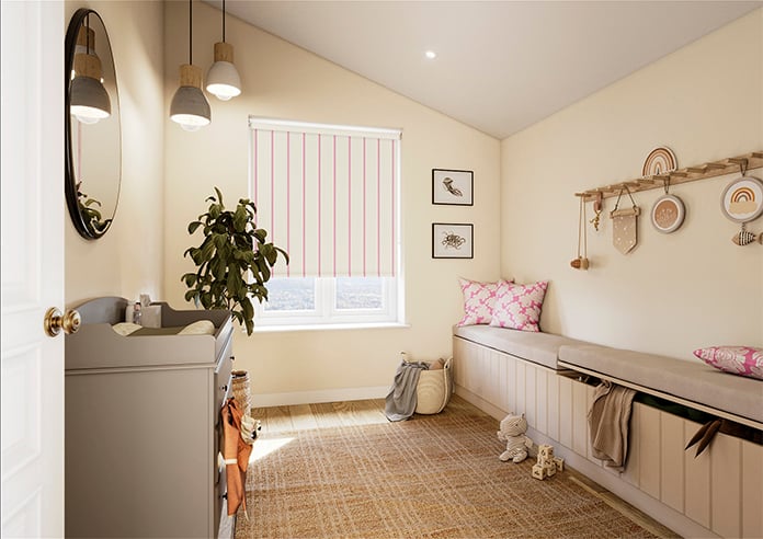 The British Stripe Co. Victoria, Notting Hill No.1 - Roller Blind - Image 7